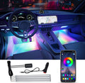 Decorative Neon Light Strip Set for Car, Pickup Truck, Van, SUV (4Pcs Under Glow LED Lighting Strip 23.62x35.43 inch) Pack of 2 F953178