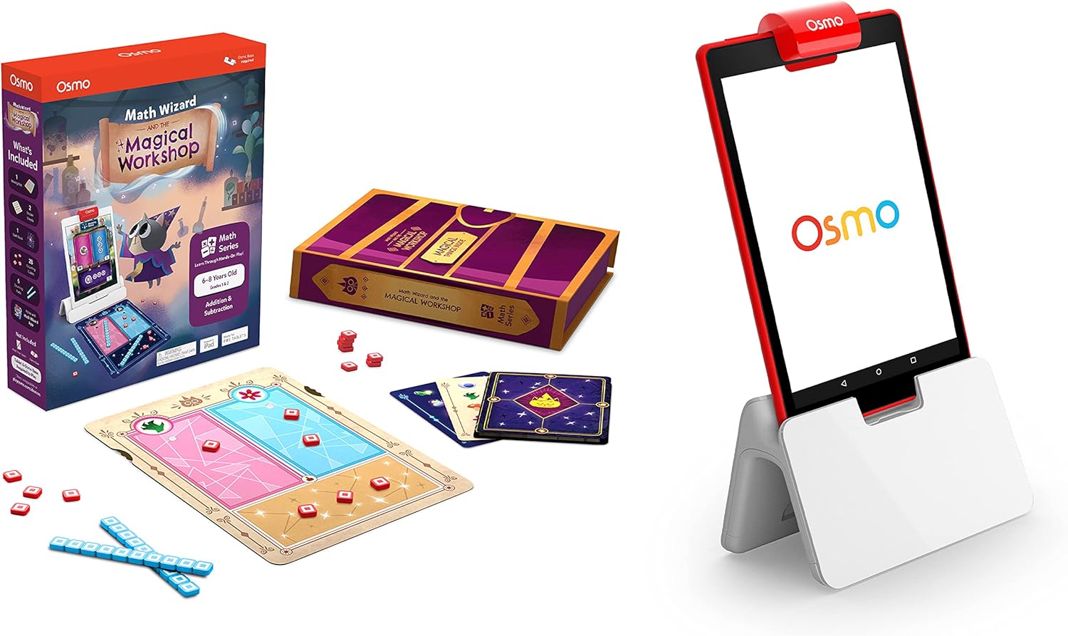 Math Wizard and The Magical Workshop + Fire Tablet Base Bundle Pack of 2 X78305