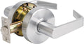 Brushed Chrome Commercial Passage Door Lock, Pack of 2 B113898