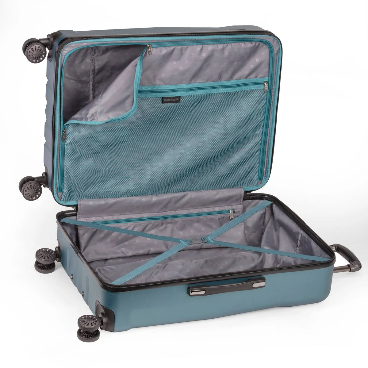 Teal Blue Hardside Suitcase V5434