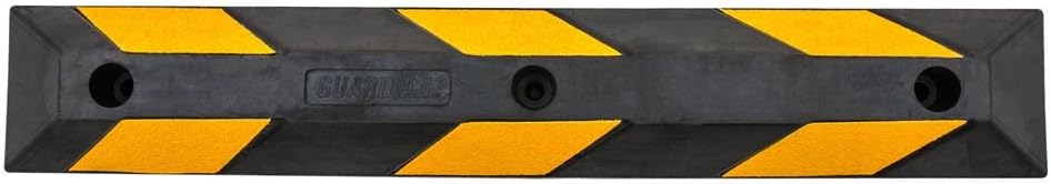 Heavy Duty Rubber Parking Curb 36 Inch x 5.9 Inch Pack of 2 O198
