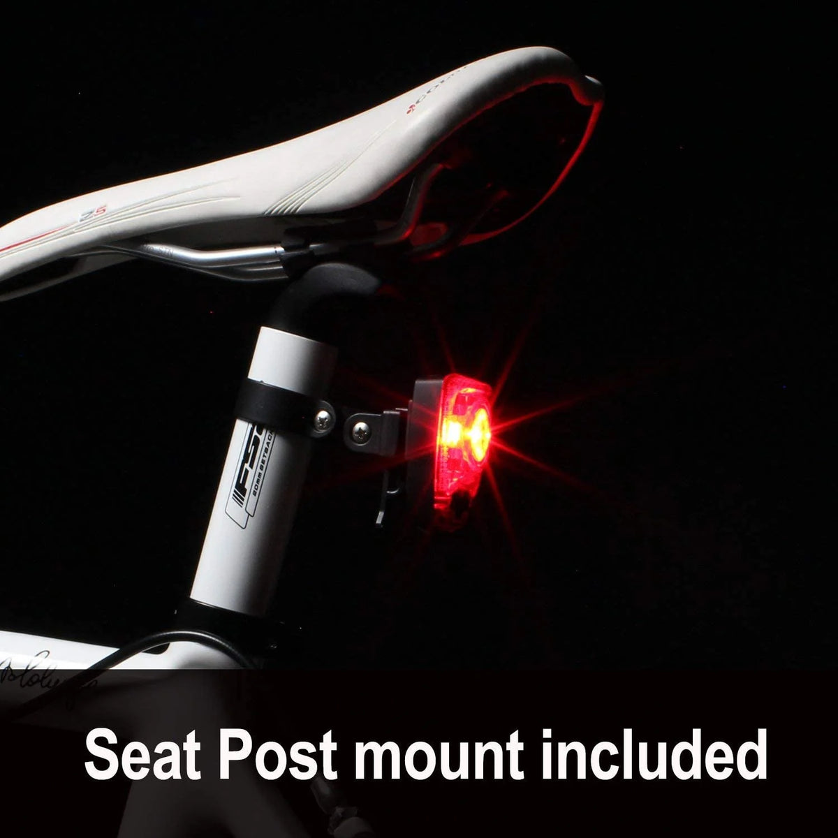 Front + Rear LED Light Combo USB Rechargeable B387
