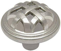 Satin Nickel Round Cabinet Knob 25 Pack A2414