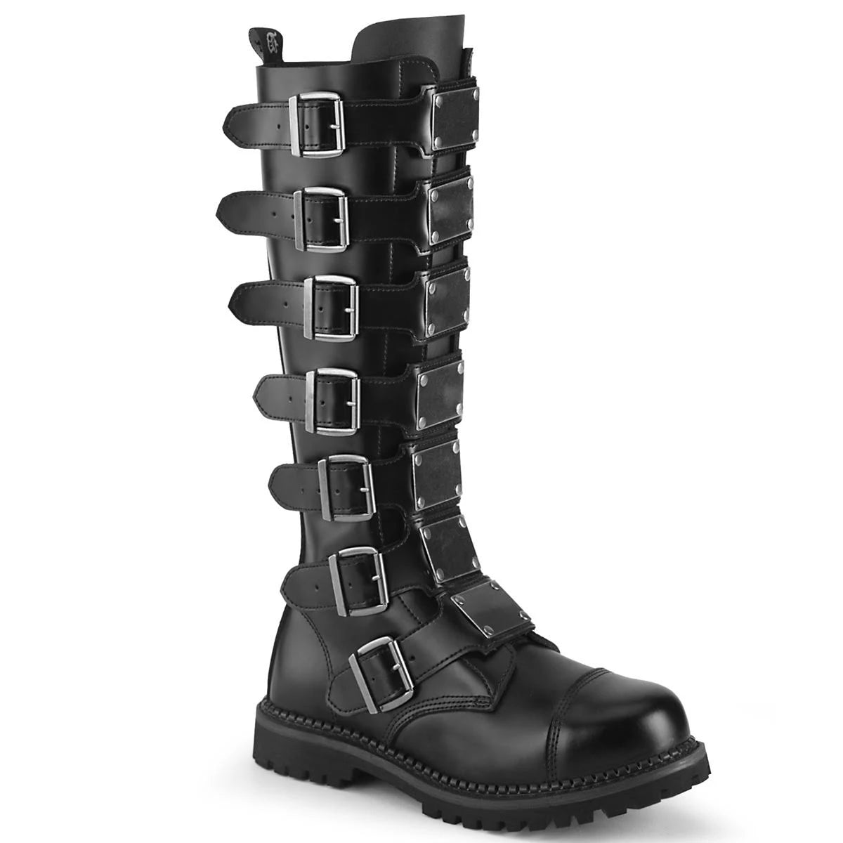 Black Leather Reaper 30 Shoes U96258