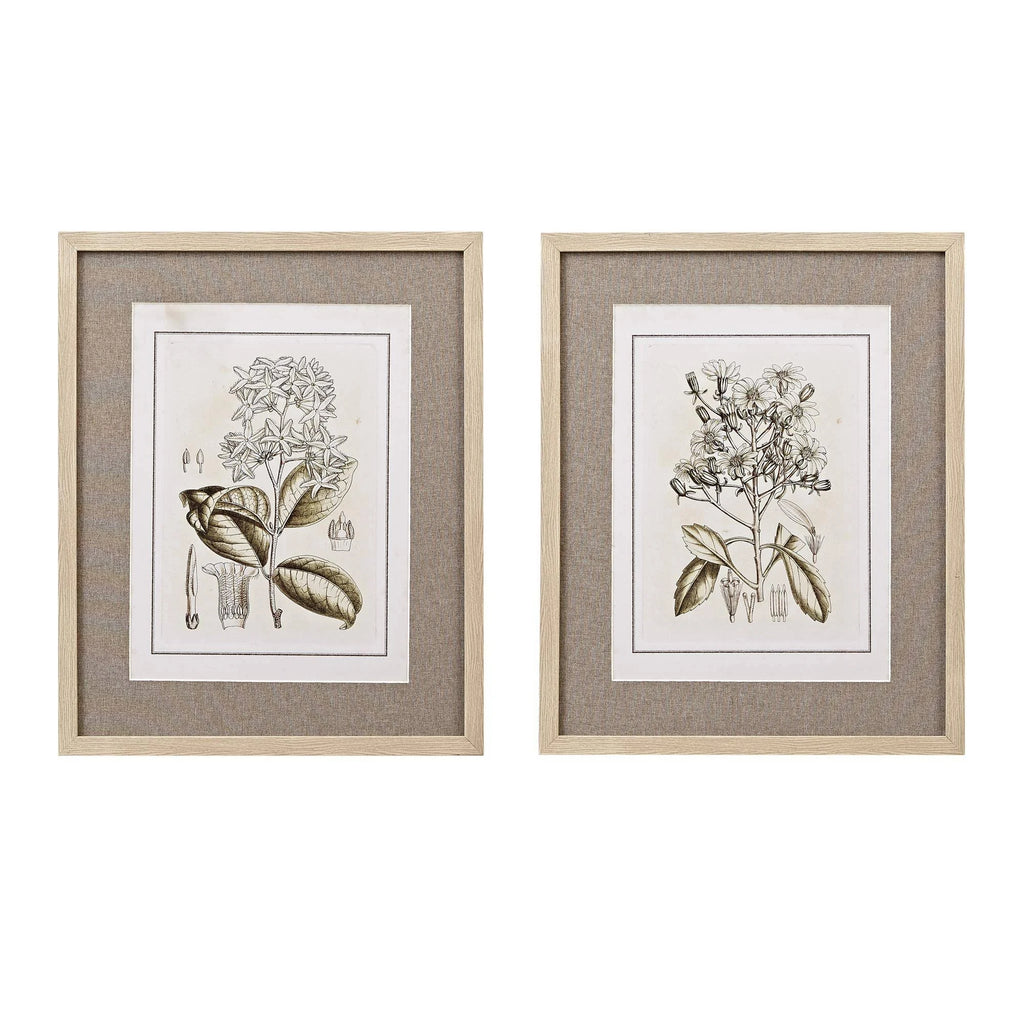 Tinted Botanical Linen Mat 2 Piece Set R8896