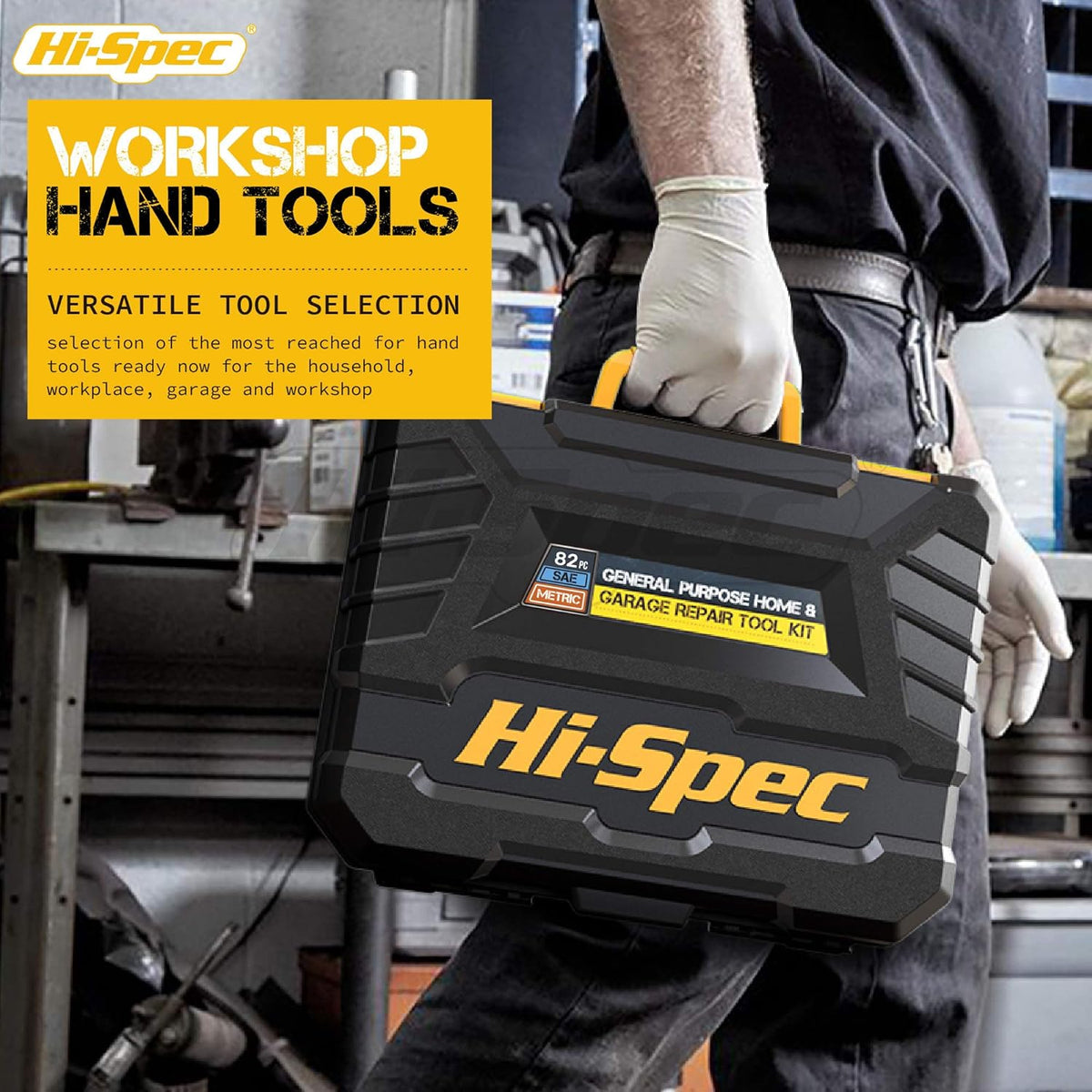 82 Piece Home & Garage Tool Kit Set A7398