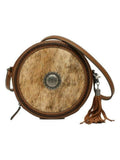 Brown Fringe Calf Hair Bag I786082