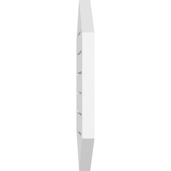14x22W x 16x22H Vertical Peaked Surface Mount PVC Gable Vent Q29838
