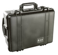 Black Hard Case with Cubed Foam Interior & Wheels N298