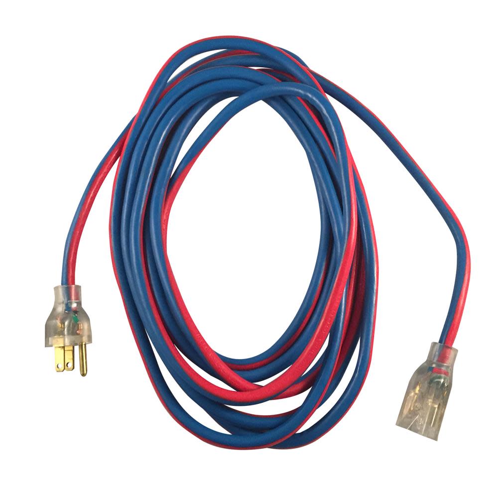 Blue SJEOW 15A Lighted Cord Set Y5737