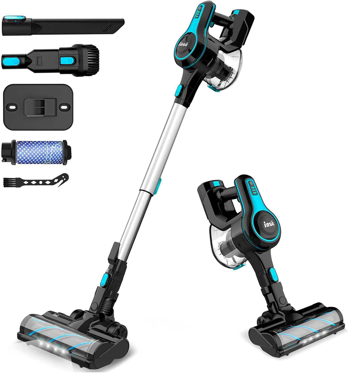Cordless 6 in 1 Stick Vacuum with Rechargeable Battery T99007