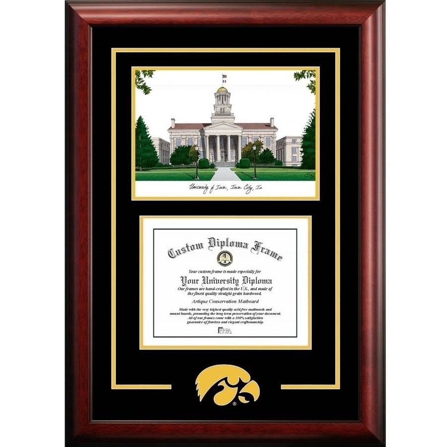8.5x22 x 11x22 Spirit Graduate Frame with Campus Image P914