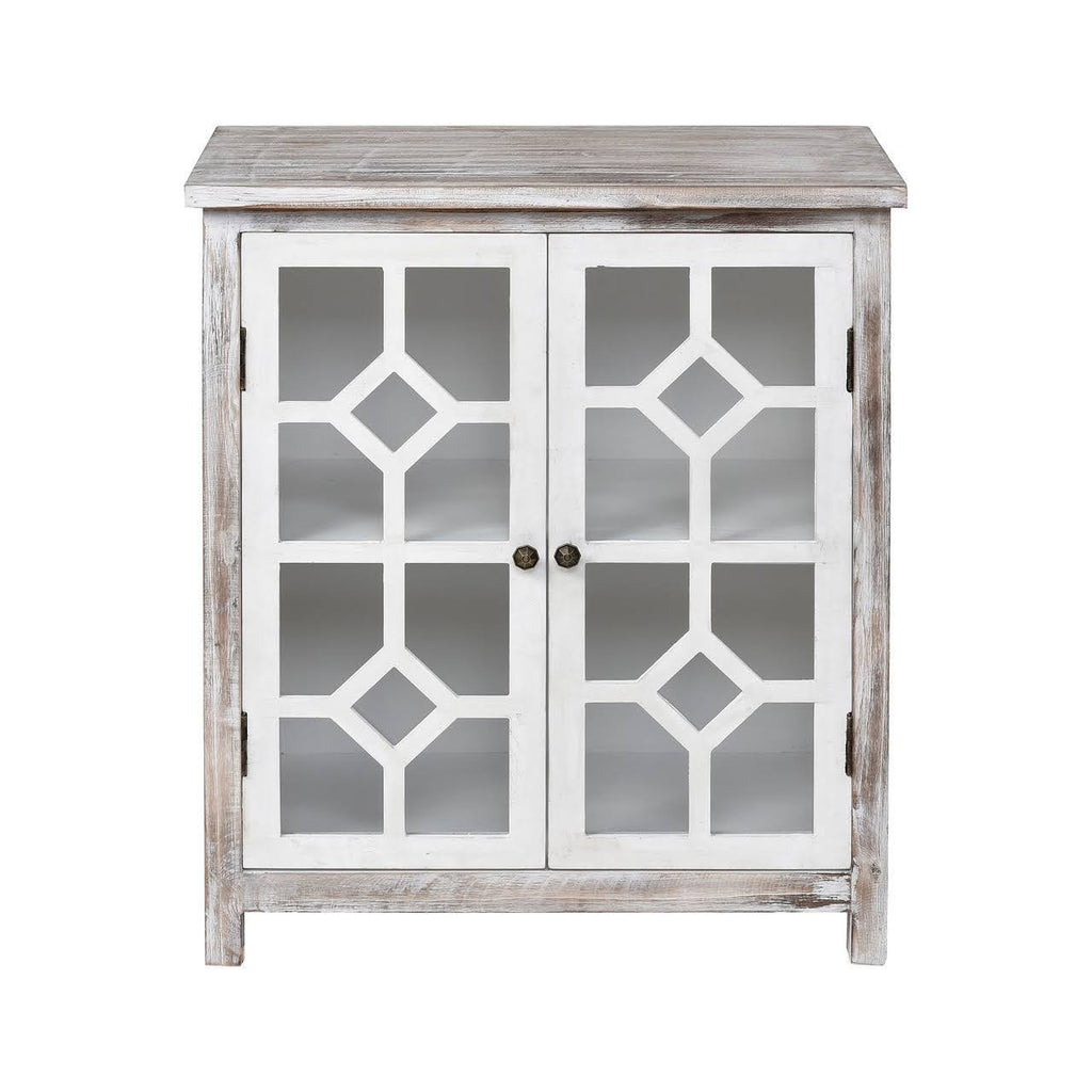 Antique White/White Cabinet N2854