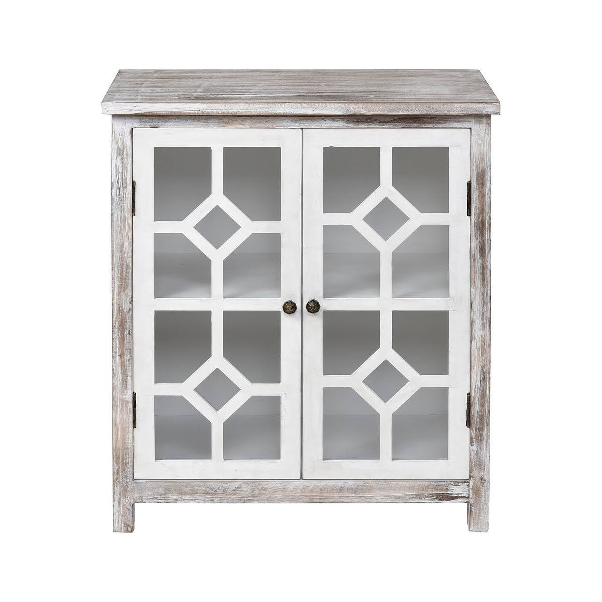 Antique White/White Cabinet N2854