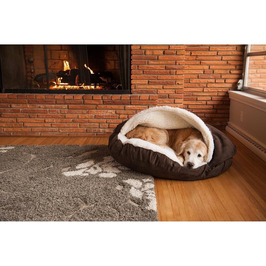 Orthopedic Micro Suede Pet Bed - Camel - Small O60592