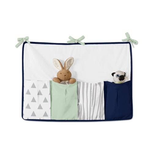 Navy Blue Mint and Grey Woodsy Deer Boys Baby Bedding Crib Set N17678