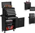 Black 5-Drawer Rolling Tool Chest with Wheels L497420