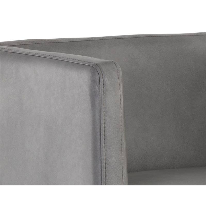 Metal Faux Leather Bar Stool G203326