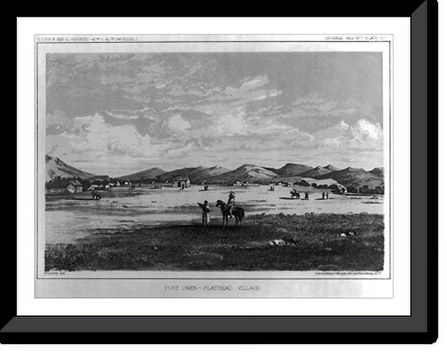 Historic Framed Print, 17-7/8" x 21-7/8" P8800
