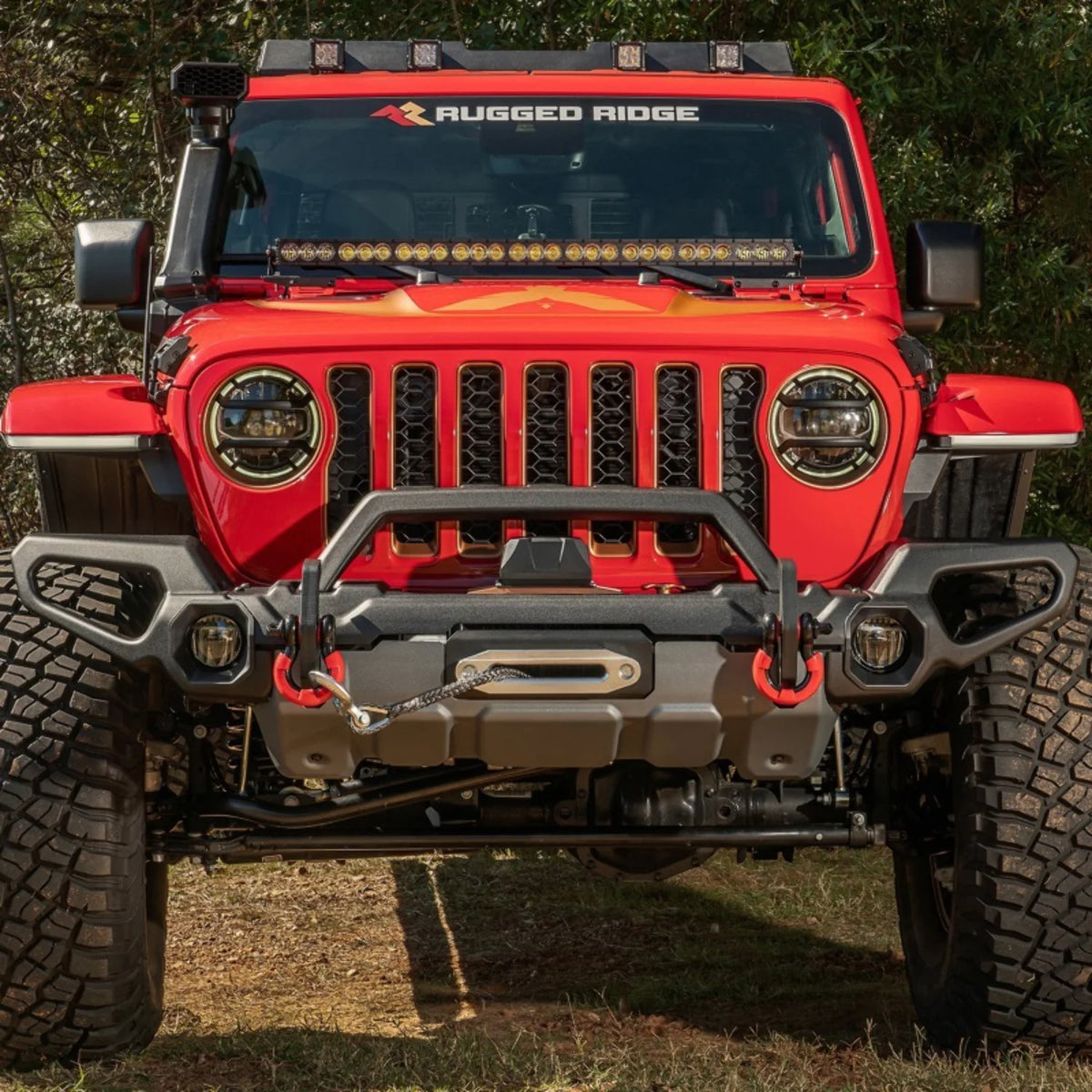 Venator Front Bumper with Overrider and Winch Tray B691