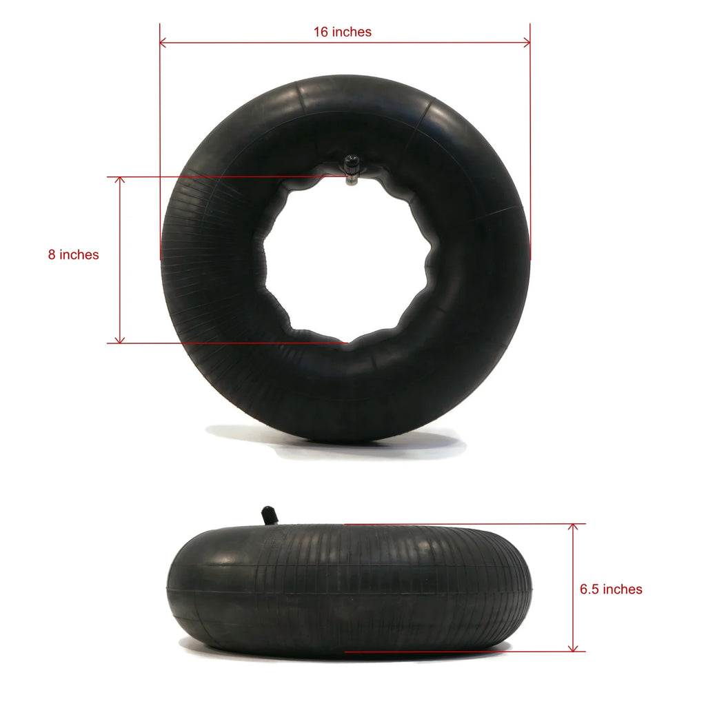 2 Tire Inner Tubes 16x6.50x8 TR13 Straight Valve Stem J728277