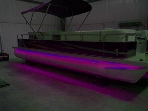 Black Light Ultraviolet (UV) LED Under Deck Lighting DIY Kit with Red & Green Navigation Lights M605743