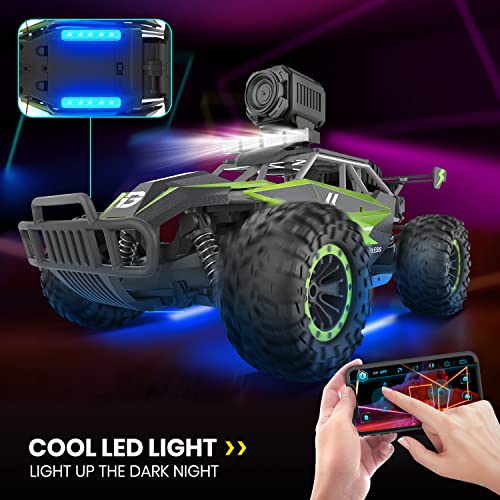 1:16 Scale Remote Control Car with 1080P HD Camera and LED Lights R8354