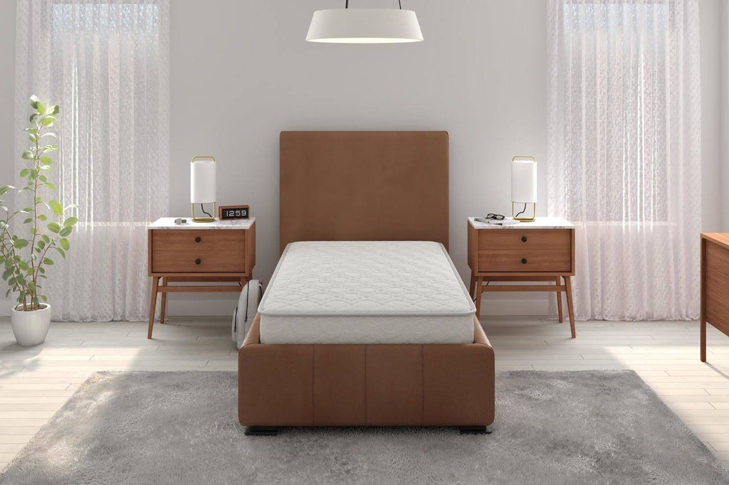 White Twin 8 inch Independently Encased Coil Mattress N948670