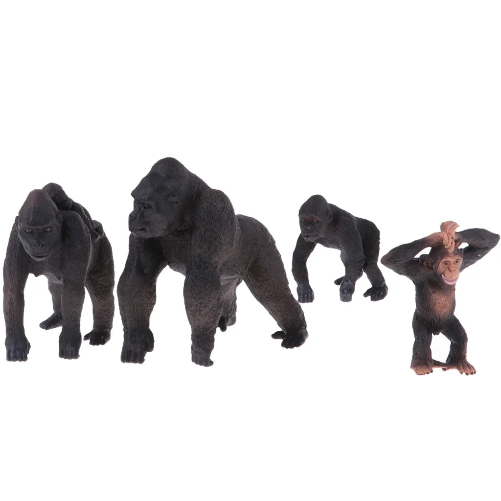 Realistic Gorilla Model Animal Figures Toy Q261