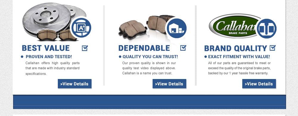 8 Lug Front and Rear Rotors for Dodge Ram 3500 Y2584