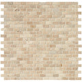 Tumbled Travertine Mesh-Mounted Mosaic Tile A1955