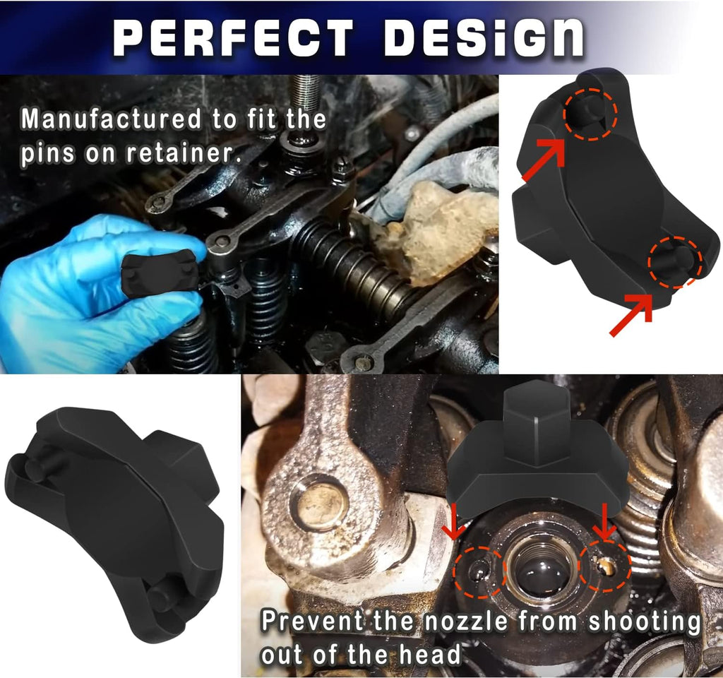 Fuel Injection Nozzle Retainer Spanner Wrench Tool Pack of 2 B7463