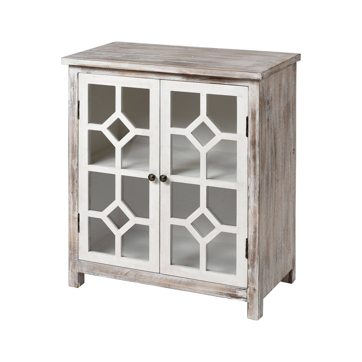 Antique White/White Cabinet N2854