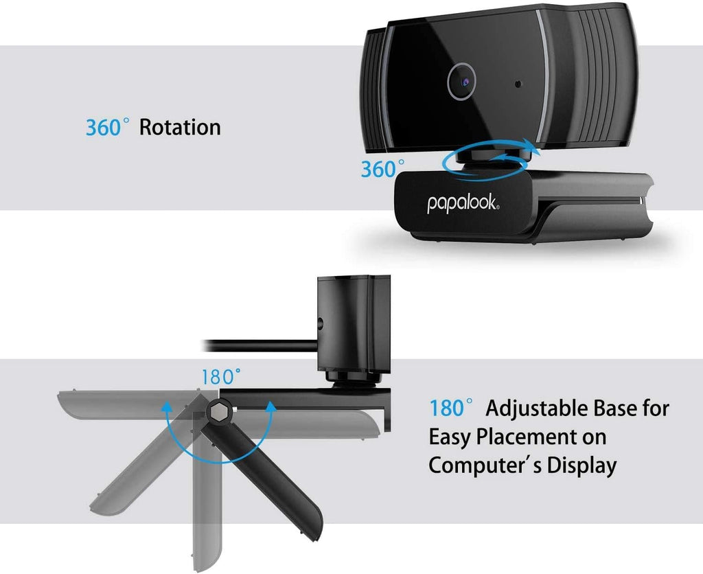 1080P Full HD Autofocus Webcam with Microphone V478