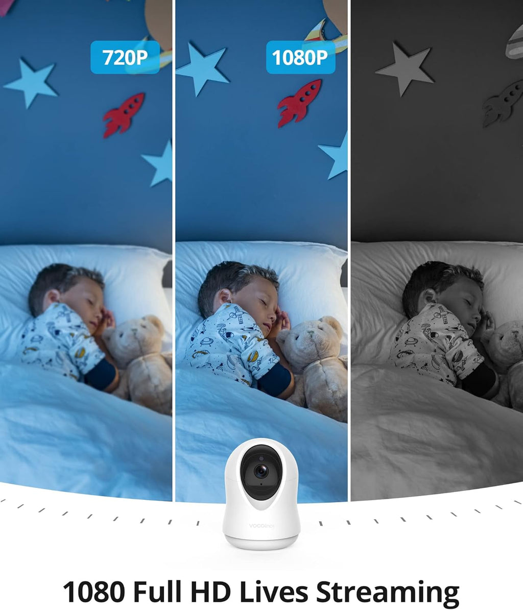1080P HomeKit Indoor Security Camera with Night Vision and 2-Way Audio E684092