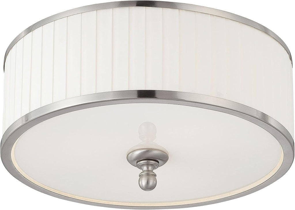 Brushed Nickel Two Light Vanity N673