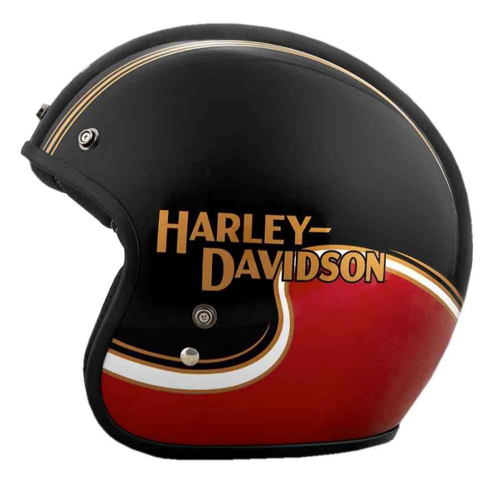 Black 3/4 Motorcycle Helmet B7018
