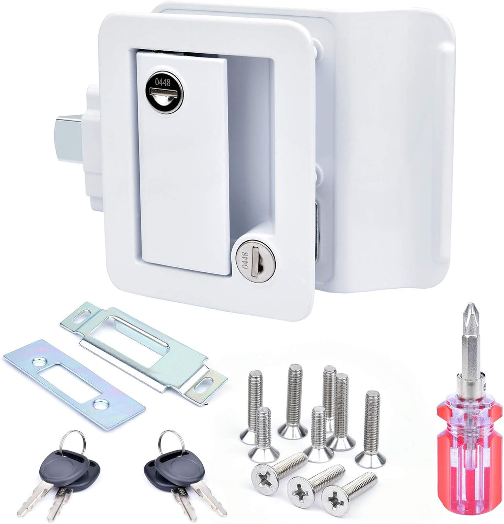 2-Pack RV Door Locks with Paddle Deadbolt E3398