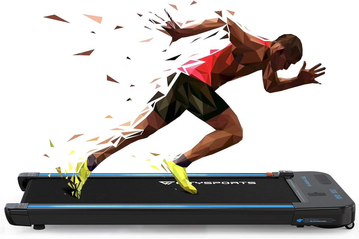 Under Desk Treadmill with Bluetooth Speakers V880