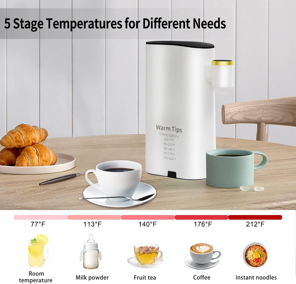 3s Instant Hot Water Dispenser Countertop with Touch Screen and Child Safety Lock O351110