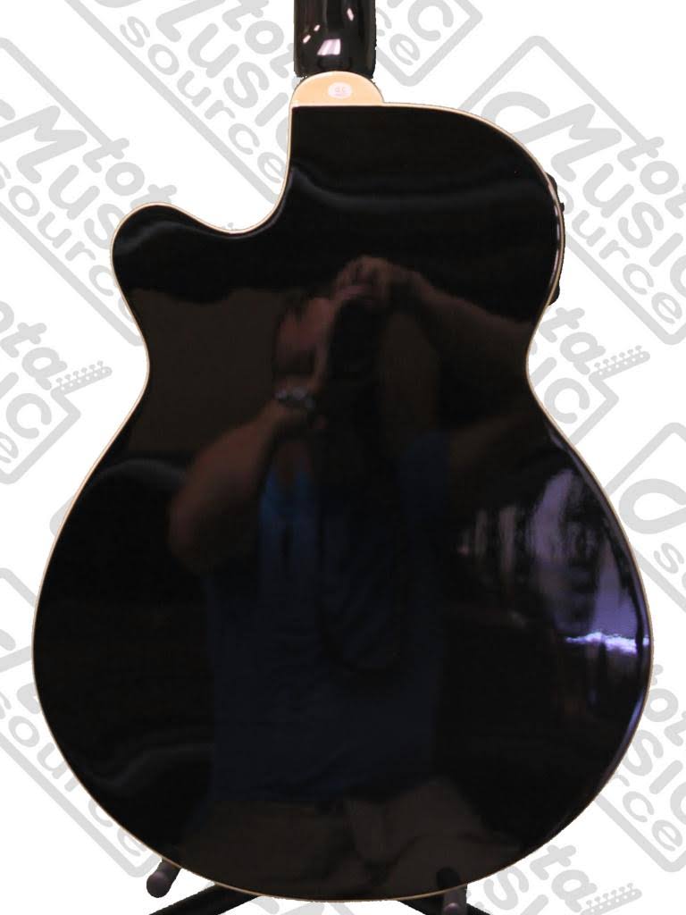 Black Acoustic-Electric Bass with Gig Bag L268