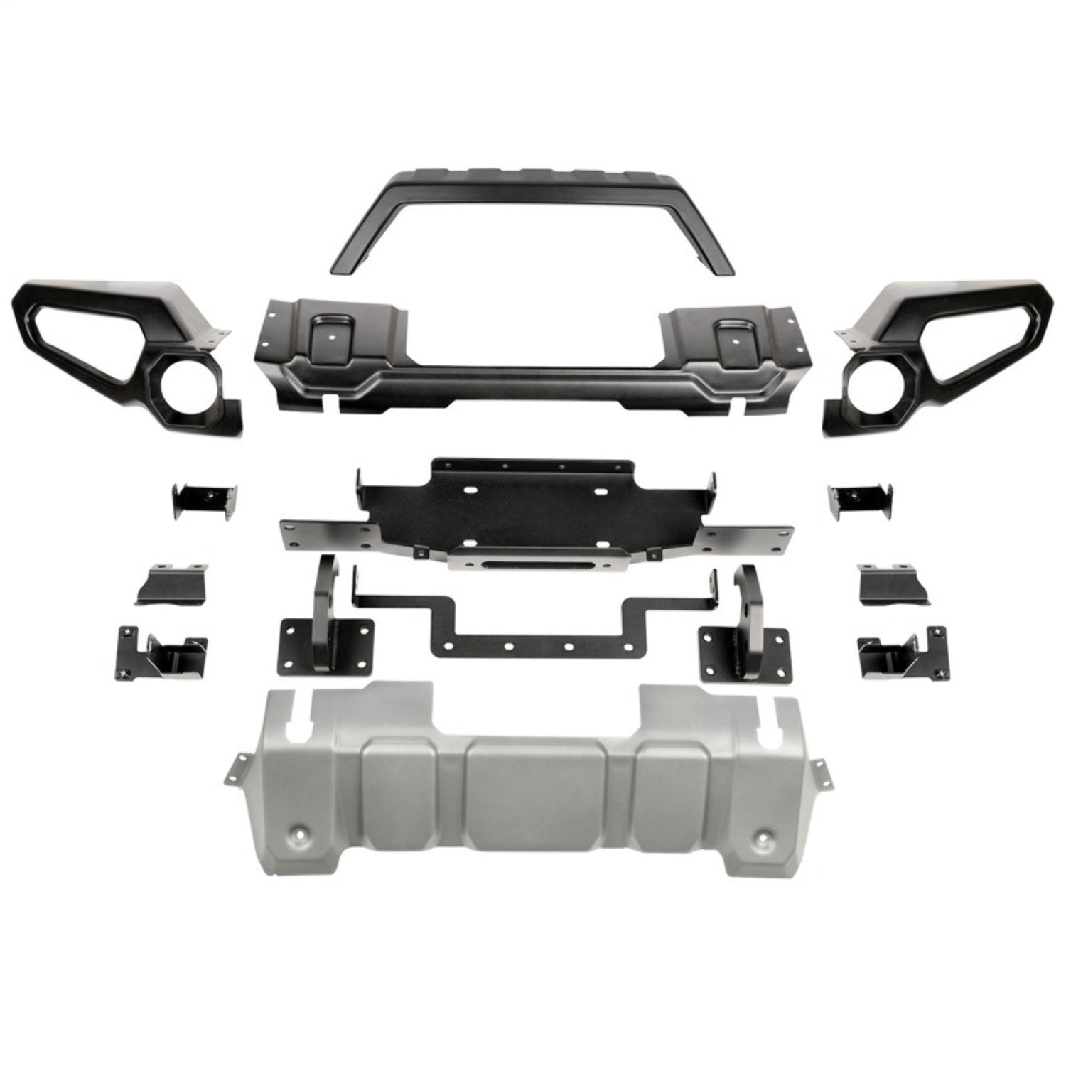 Venator Front Bumper with Overrider and Winch Tray B691