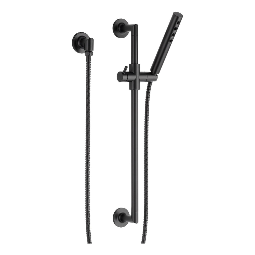 Matte Black Slide Bar with Hand Shower G34429