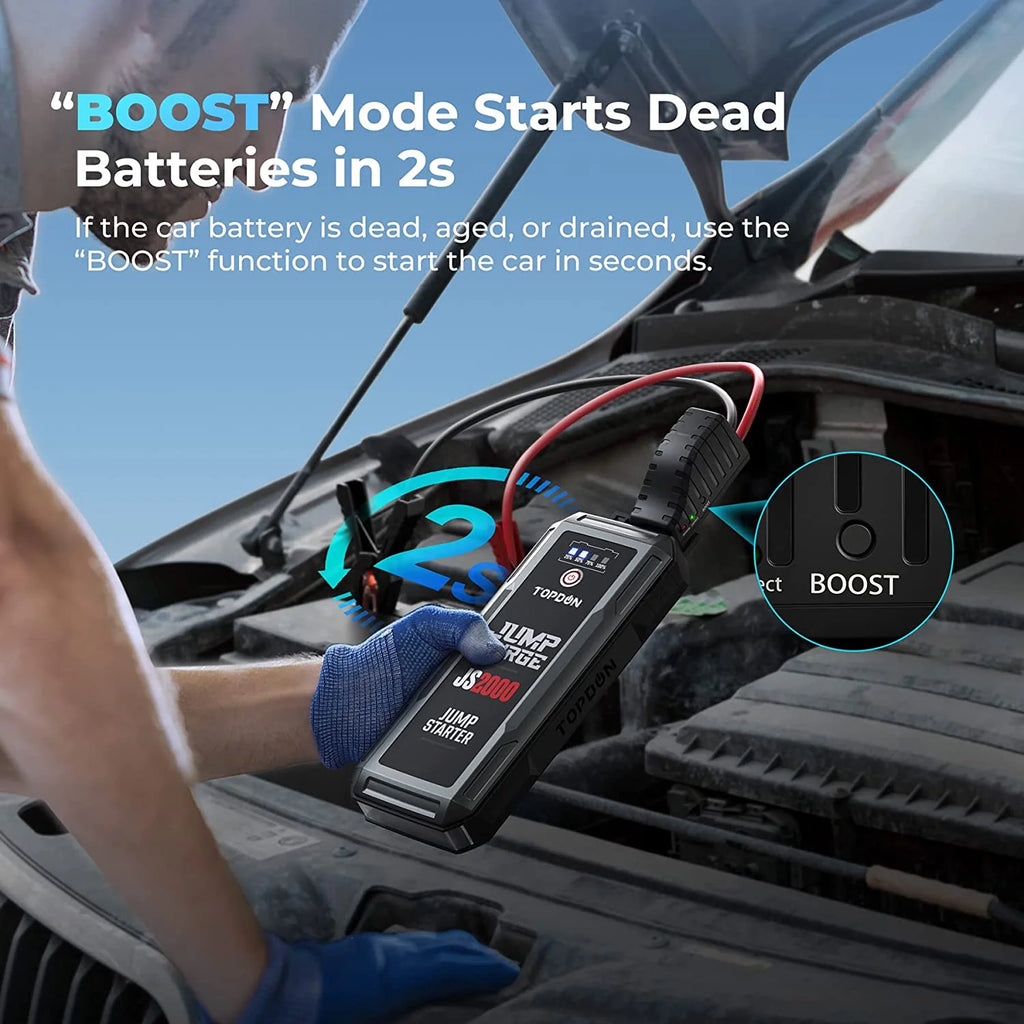 16000mAh 2000A Peak Portable Car Battery Booster P85423