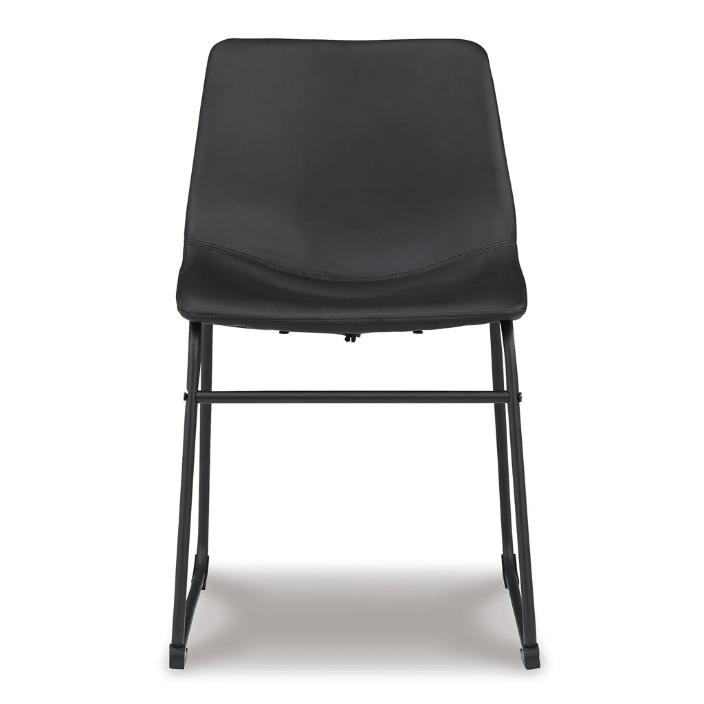 Black Bucket Chair, Set of 2 F111