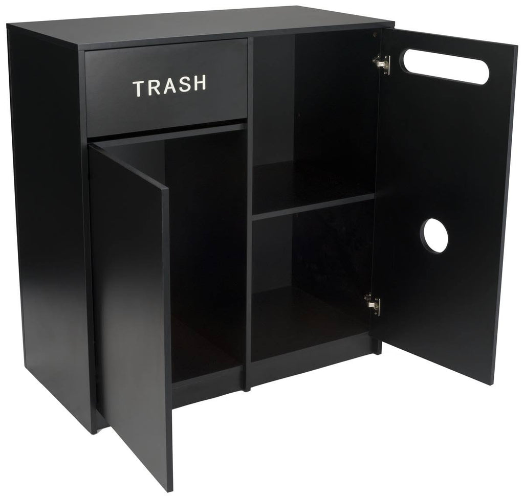 Recycling Cabinet Trash Can Receptacle S7219