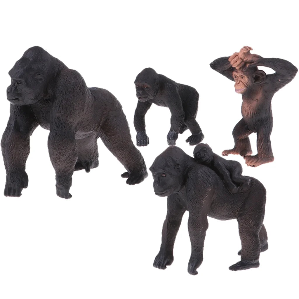 Realistic Gorilla Model Animal Figures Toy Q261