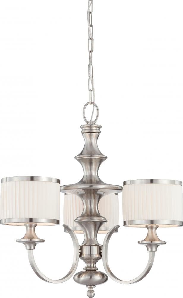 Brushed Nickel Two Light Vanity N673
