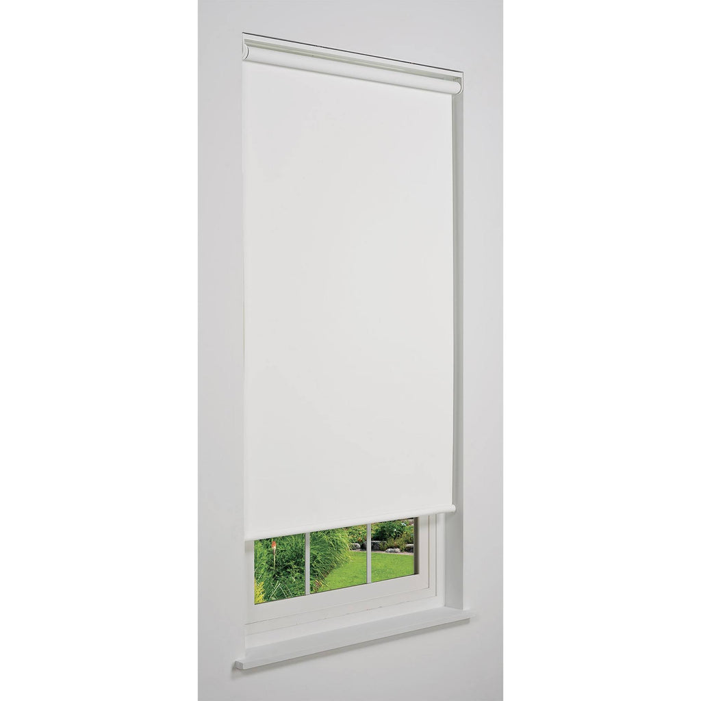 White 61 W x 66 H Cordless Blackout Roller Shade B7634