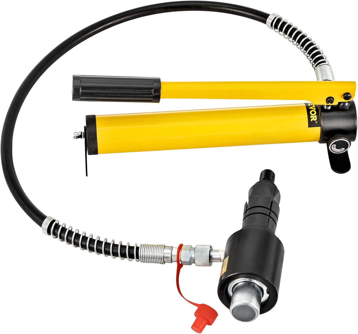 Hydraulic Exhaust Pipe Expander, 10 T Manual Pipe Stretcher with 4 Dies and 2 Storing Case Z1046